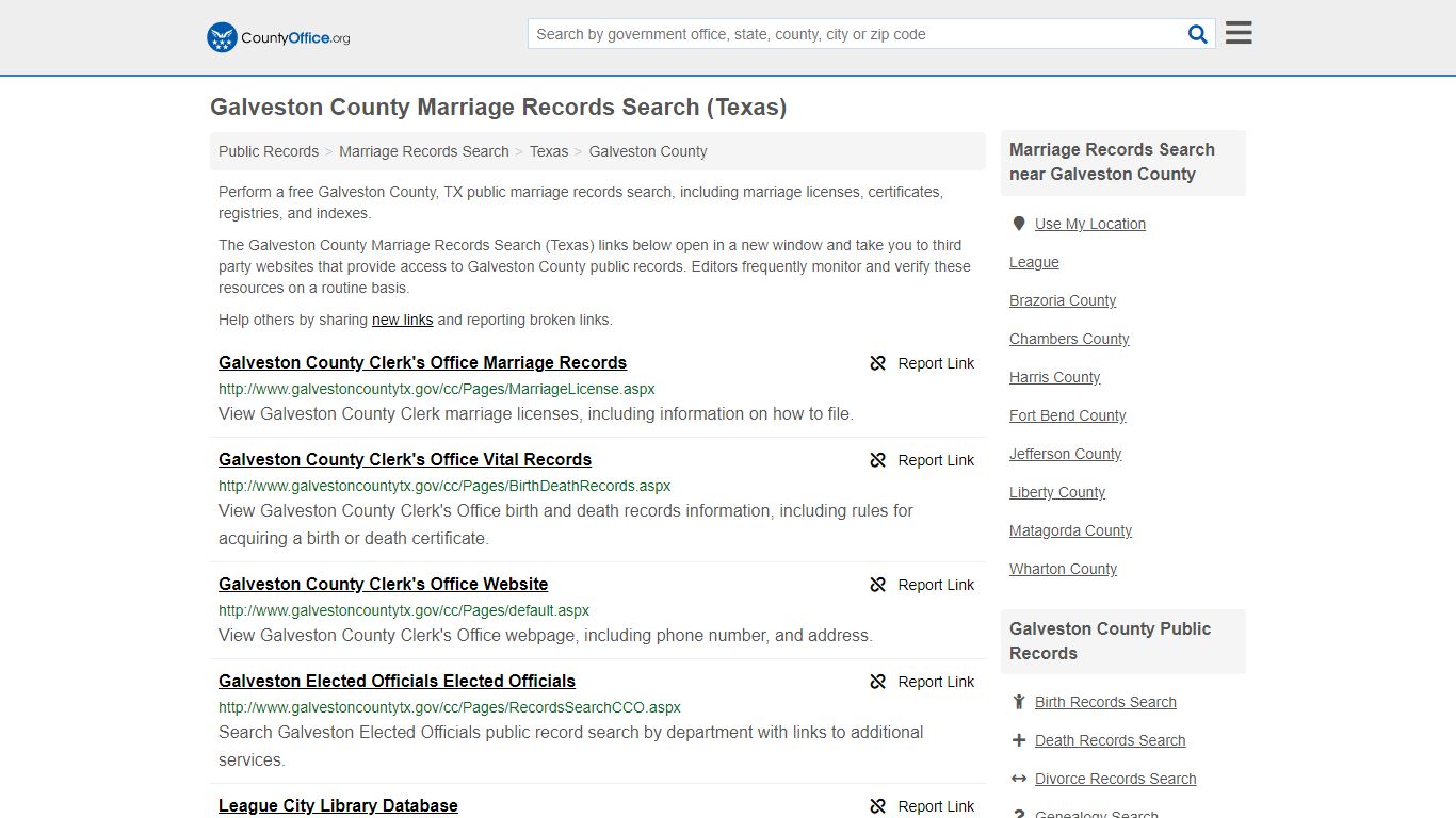 Marriage Records Search - Galveston County, TX (Marriage ...